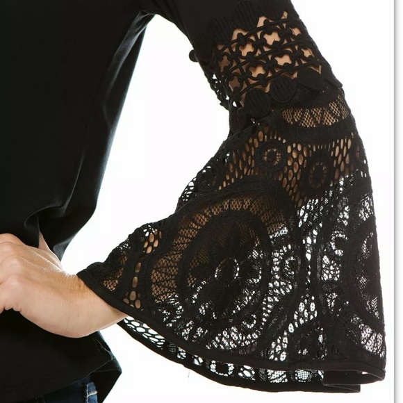 VAVA Joy Han Kinsey Lace Bell Sleeve Top VT1515 - Picture 2 of 10